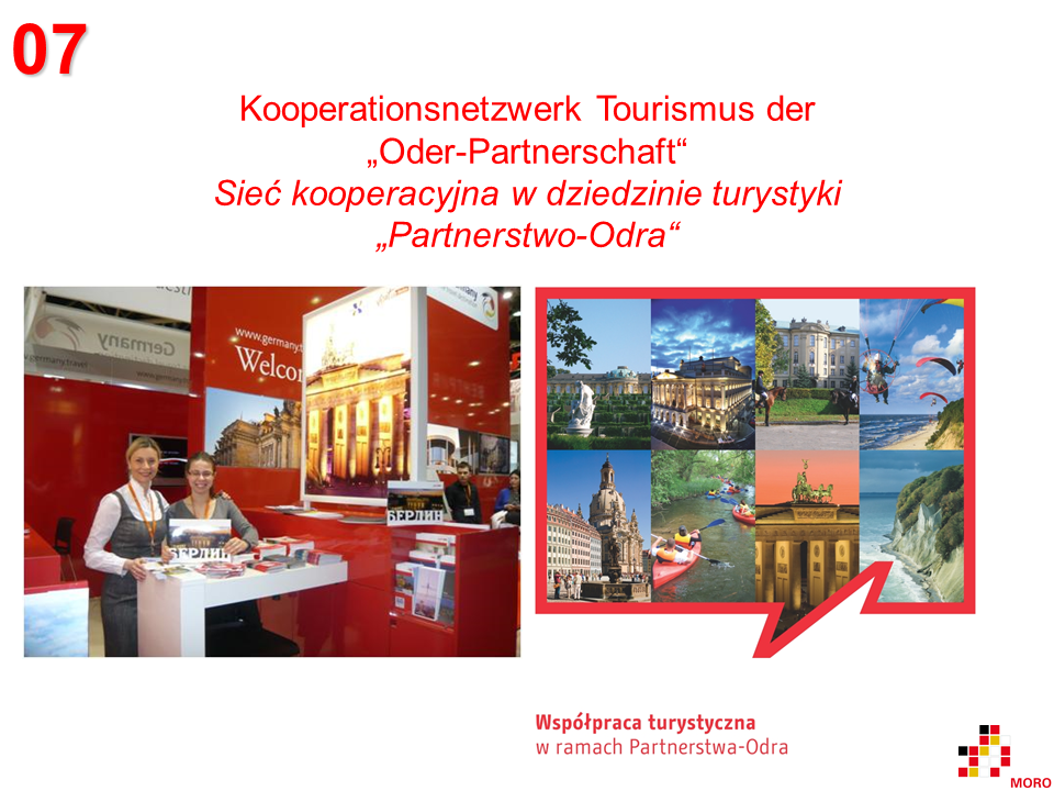 Tourismuskooperation Oder-Partnerschaft / Współpraca turystyczna Partnerstwo-Odra