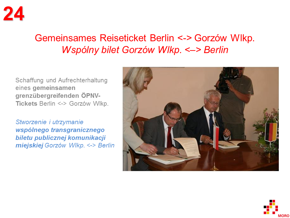 Gemeinsames Reiseticket / Wspólny bilet Berlin – Gorzów Wlkp.