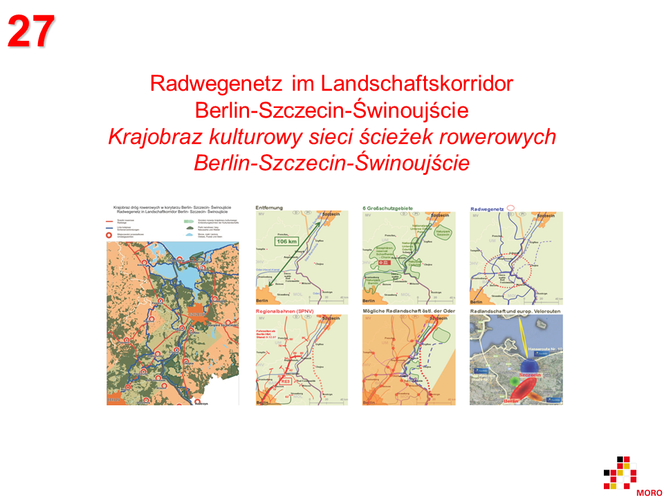 Radwegenetz / Sieć ścieżek rowerowych Berlin-Szczecin-Świnoujście