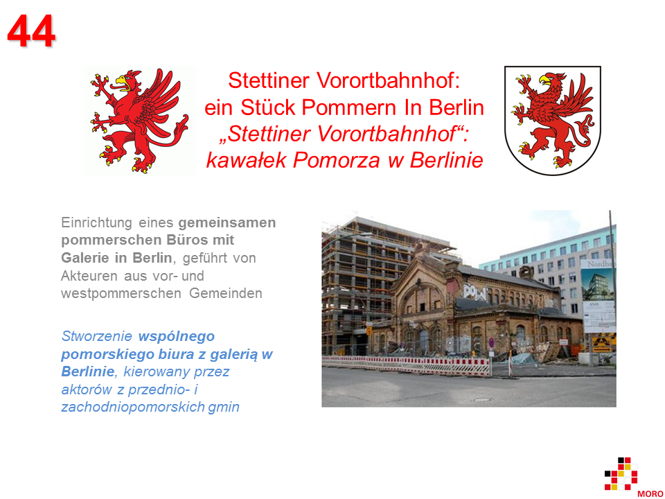 Stettiner Vorortbahnhof – ein Stück Pommern in Berlin / Kawałek Pomorza w Berlinie