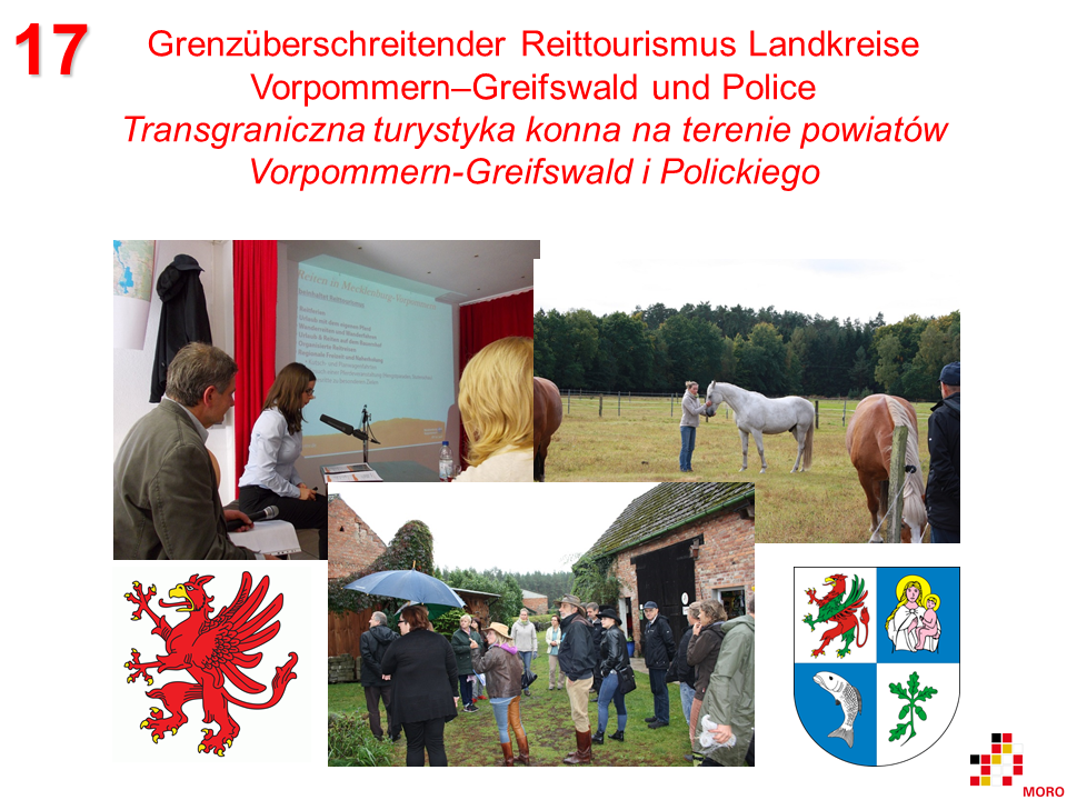 Grenzüberschreitender Reittourismus / Transgraniczna turystyka konna Vorpommern–Greifswald – Police