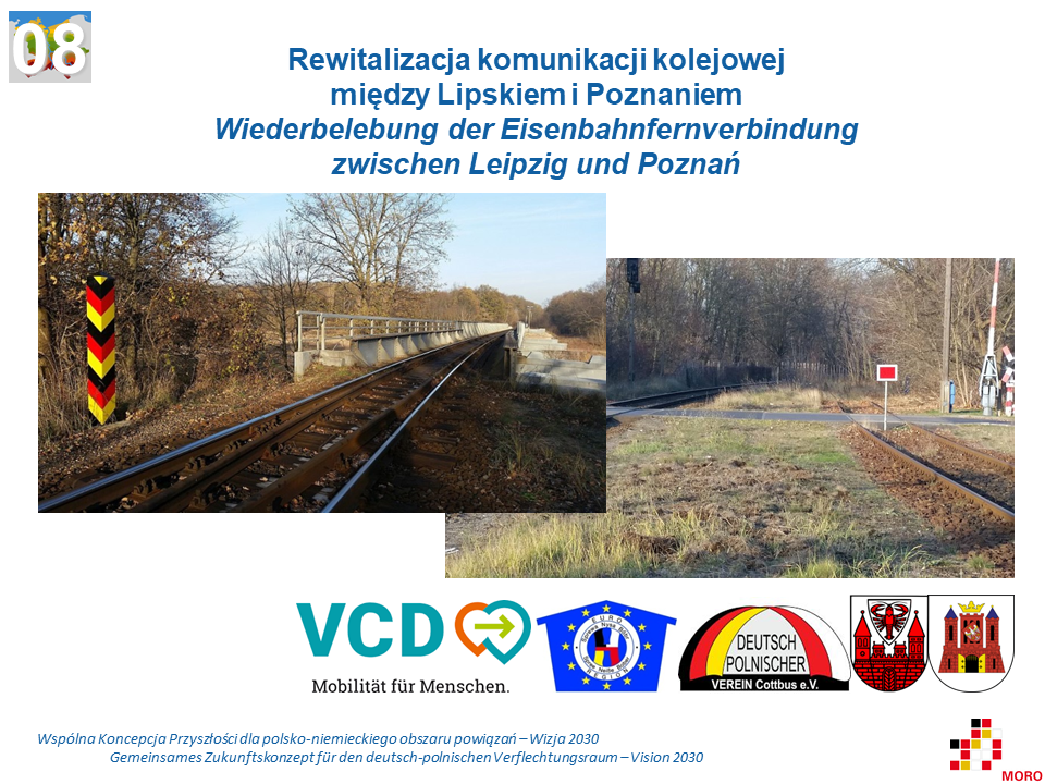 Wiederbelebung der Eisenbahnfernverbindung zwischen Leipzig und Poznań