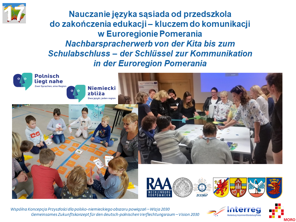 Nachbarspracherwerb von der Kita bis zum Schulabschluss – der Schlüssel zur Kommunikation in der Euroregion Pomerania